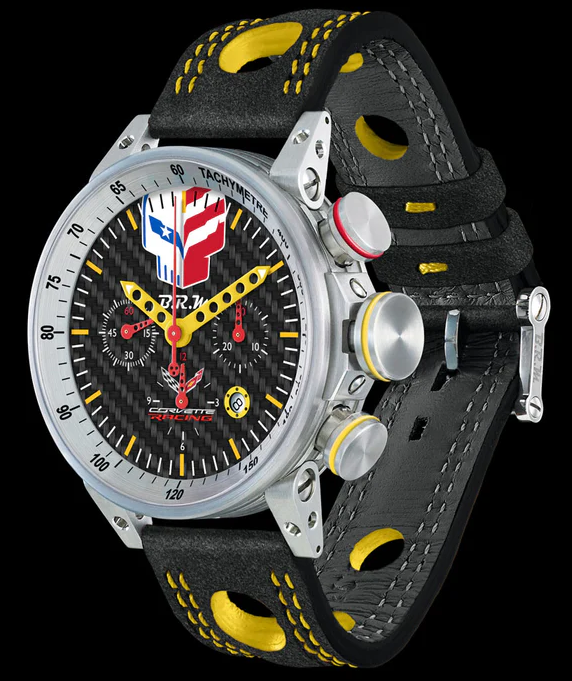 Review BRM watches for sale B.R.M Jake Corvette Racing BRM Chronograph Watch